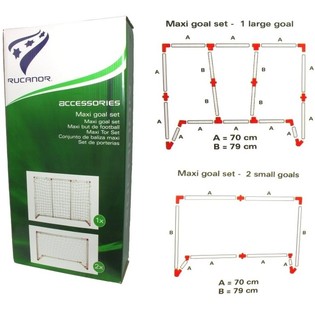 RUCANOR - SET DE PORTERÍAS DE FÚTBOL MAXI