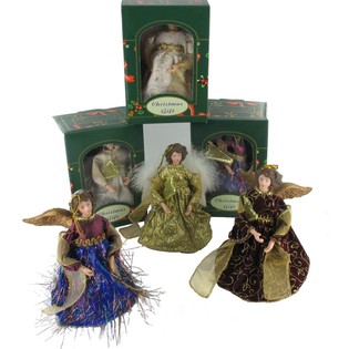 DECORACIÓN ÁNGELES DE NAVIDAD (24 uds.)