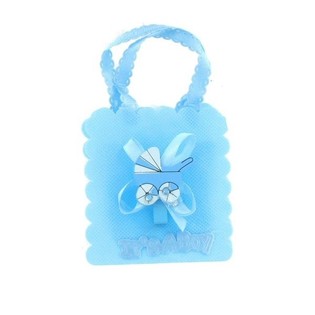 Bolsa de Regalo de Nacimiento para Dulces - Cochecito Azul (12 uds.)