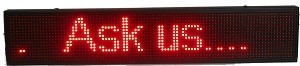 Letrero LED Pasacalles para Coche 100x20cm