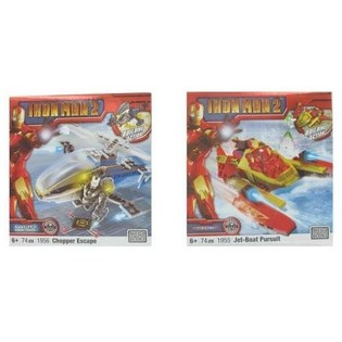 Veh&iacute;culo y figura MEGABLOKS Iron Man 2