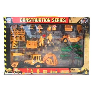Set de Juego de Construcci&oacute;n y Veh&iacute;culos de Obra
