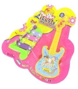 SET MUSICAL DE JUGUETE EN TARJETA (6 uds.)