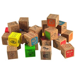 26 BLOQUES DE ESPUMA SUAVE ASPECTO MADERA (6 uds.)