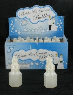 Pomperos de Boda - Modelo Pareja de Novios (24 ud.)