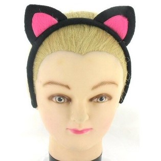 DIADEMA DE OREJAS DE GATO KITTY (11 uds.)