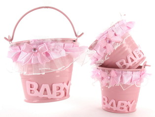 CUBO DE DECORACI&Oacute;N - ROSA BEB&Eacute; (12 uds.)