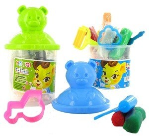 Set de Plastilina - Modelo Oso (12 uds.)