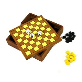 JUEGO DE DAMAS DE MADERA (12 ud.)