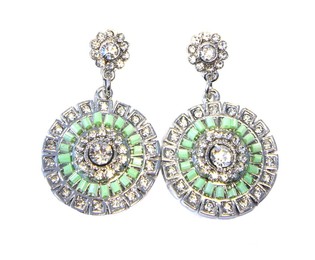 Pendientes Estilo Ibiza Verde Menta (1 ud.)