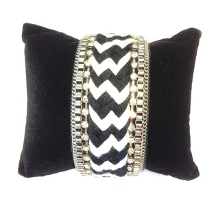Pulsera Estilo Ibiza Blanco y Negro (1 ud.)