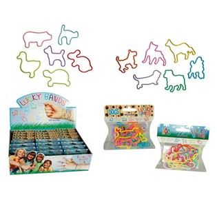 ***S&Uacute;PER BARATO*** PULSERAS LUCKY BANDS PARA NI&Ntilde;OS - ANIMALES (24 uds.)