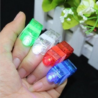 LUCES LED PARA DEDOS 4 PIEZAS (12 sets)