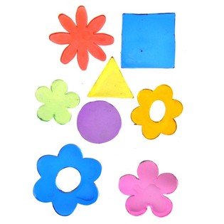 Pegatinas Decorativas de Gel Jelly Gems 25 x 16 cm (24 uds.)