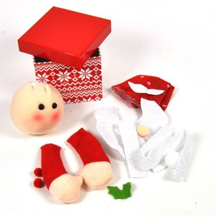 CREA TU PROPIA CAJA DE NAVIDAD - MODELO PAPÁ NOEL