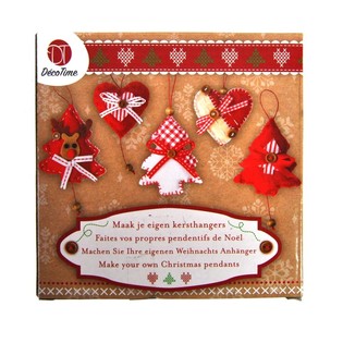Set de 5 Piezas para Crear tus Propios Adornos Navideños - Modelo 2 (6 uds.)