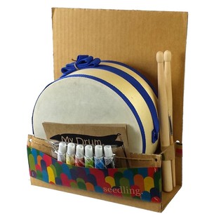 SEEDLING - DECORA TU PROPIO TAMBOR | Kit de Manualidades Infantil