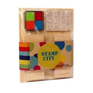 SEEDLING - MI PROPIO KIT DE SELLOS DE LA CIUDAD (Set Creativo de Madera B2B)