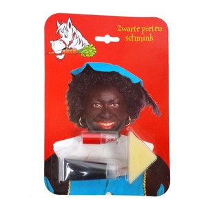 Set de Maquillaje Zwarte Piet en Tarjeta (6 uds.)