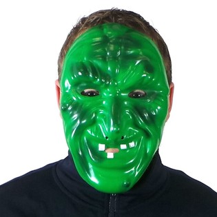 M&Aacute;SCARA DE BRUJA VERDE (9 uds.)
