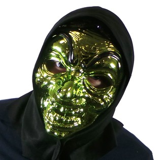 M&Aacute;SCARA DE BRUJA BRILLANTE (6 uds.)