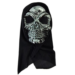 M&aacute;scara de Calavera Brillante (6 uds.)