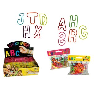 ***SUPER ECON&Oacute;MICO*** PULSERAS LUCKY BANDS PARA NI&Ntilde;OS - MODELO: LETRAS (24 uds.)