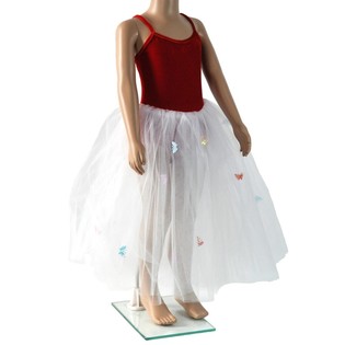 VESTIDO ROJO/BLANCO PARA NI&Ntilde;OS - TALLA 6