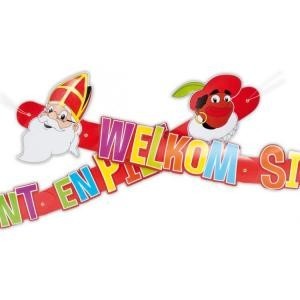 Guirnalda de Bienvenida Sint y Piet 124 cm (12 ud.)