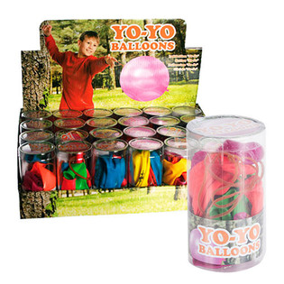 **BESTSELLER** 3 GLOBOS PUNCH BALL EN TUBO (24 tubos de 3 uds.)