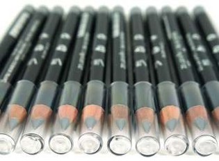 Lápiz Perfilador de Ojos y Labios Gris/Plata (12 uds)