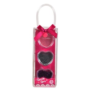 Set de 12 Unidades de Purpurina en Forma de Corazón (3 piezas por set)