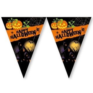 Guirnalda de Banderines Happy Halloween - 2,3 Metros (6 uds.)
