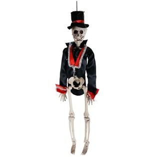 Esqueleto para Colgar con Sombrero de Copa 43 cm (3 uds.)