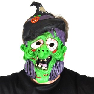 M&aacute;scara de Bruja Flexible (2 uds.) | Halloween y Carnaval