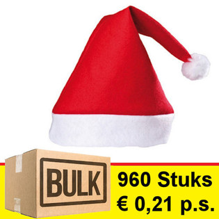 OFERTA AL POR MAYOR: 960 Gorros de Navidad Modelo Estándar
