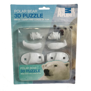 Puzzle 3D de Oso Polar en Tarjeta (20 uds.)