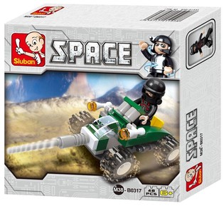 Sluban Space Vehicle M38-B0317 Vehículo Espacial Bloques (1 ud.)