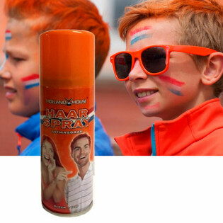 SPRAY NARANJA PARA EL PELO, LAVABLE (24 uds.)