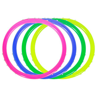 Lote de 4 Pulseras Infantiles de Colores Vivos (12 uds.)