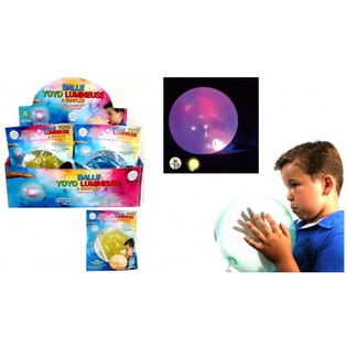 GLOBO YOYO CON ILUMINACI&Oacute;N LED EN EXPOSITOR (12 uds.)