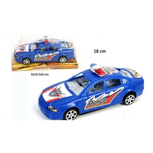 COCHE DE POLIC&Iacute;A DE FRICCI&Oacute;N EN BLISTER, 18 CM (12 uds.)