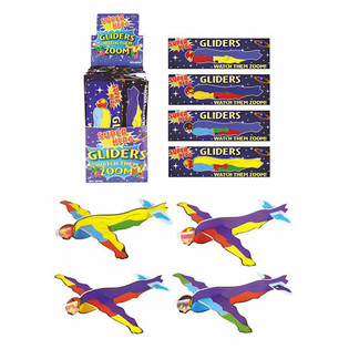AVIONES PLANEADORES FIGHTER GLIDERS &ndash; MODELO: SUPERH&Eacute;ROES EN EXPOSITOR (48 uds.)
