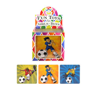 PUZZLE &ndash; FUTBOLISTAS, 13 x 12 cm EN EXPOSITOR (108 uds)