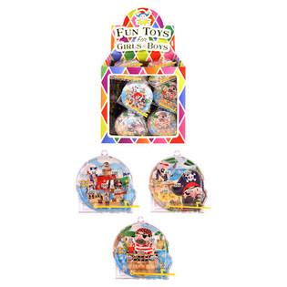Mini Pinball de Piratas para T&oacute;mbola en Expositor (108 uds.)