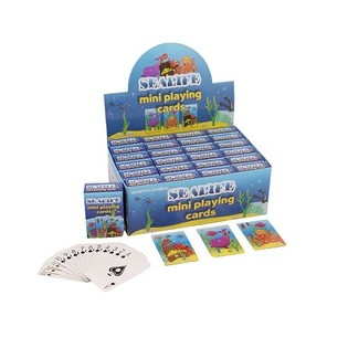 Mini Cartas de Juego &ndash; Modelo Sea Life en Expositor (24 uds.)
