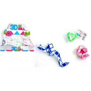 Pelota 3D Puzzle 'Crea tu propia Serpiente' en Display (24 ud.)