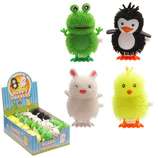 ANIMALES DE CUERDA HAPPY HOPPER EN EXPOSITOR (24 uds.)