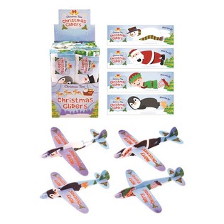 AVIONES DE ESPUMA DE NAVIDAD EN EXPOSITOR (48 uds.)