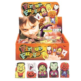Marionetas de Dedo de Halloween Aterradoras en Expositor (96 uds.)